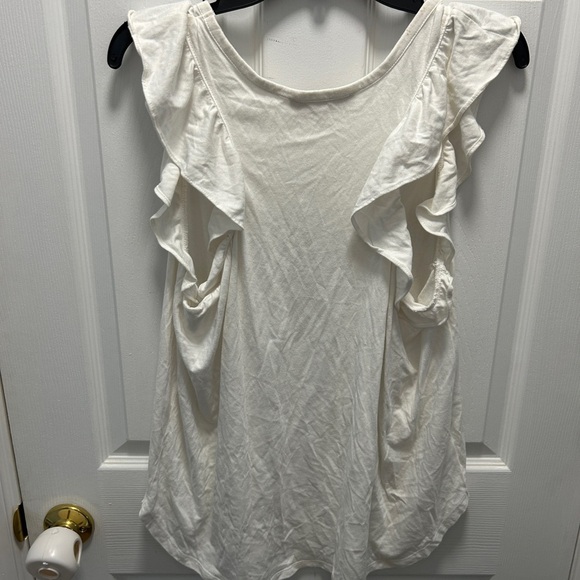 LOFT White Short Sleeve Tee - Picture 3 of 8